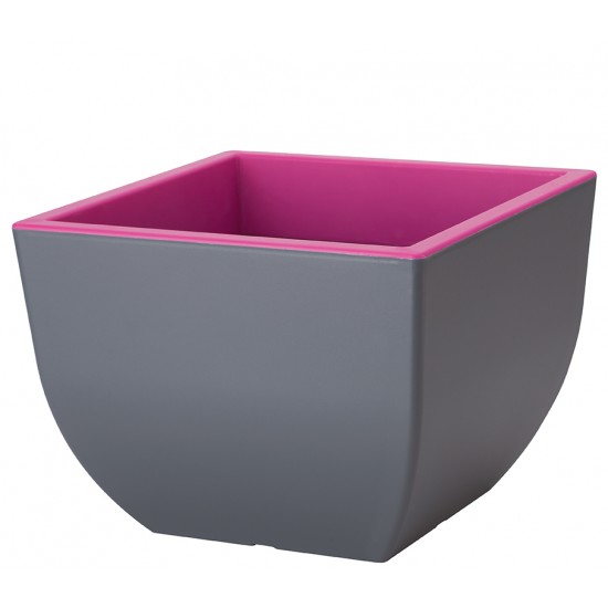 Muna Plant Pots Square anthracite+blueberry online shop sale UK